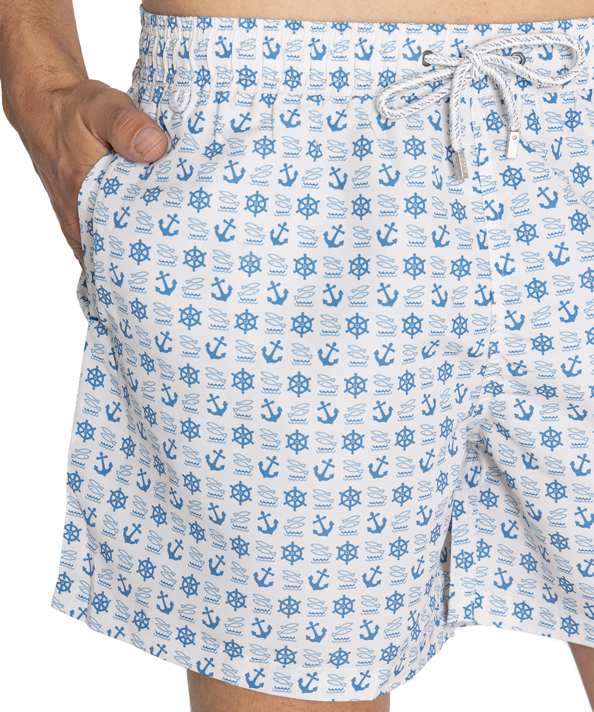 Traje De Baño Fibras Recicladas Hombre Izam Celeste Rockford