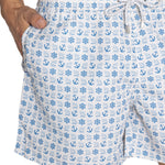 Traje De Baño Fibras Recicladas Hombre Izam Celeste Rockford