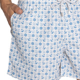 Traje De Baño Fibras Recicladas Hombre Izam Celeste Rockford