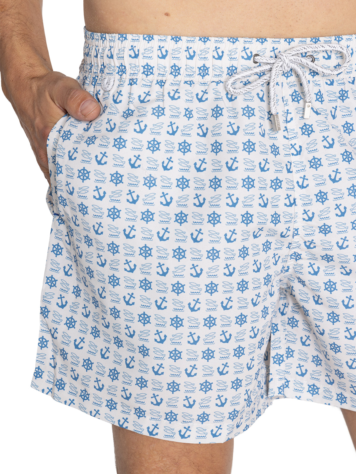 Traje De Baño Fibras Recicladas Hombre Izam Celeste Rockford