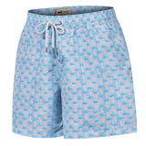 Traje De Baño Fibras Recicladas Hombre Izam Azul Claro Rockford