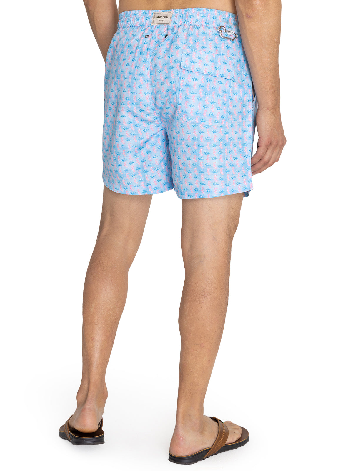 Traje De Baño Fibras Recicladas Hombre Izam Azul Claro Rockford