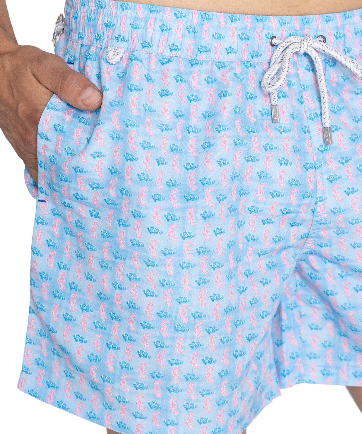 Traje De Baño Fibras Recicladas Hombre Izam Azul Claro Rockford