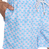 Traje De Baño Fibras Recicladas Hombre Izam Azul Claro Rockford