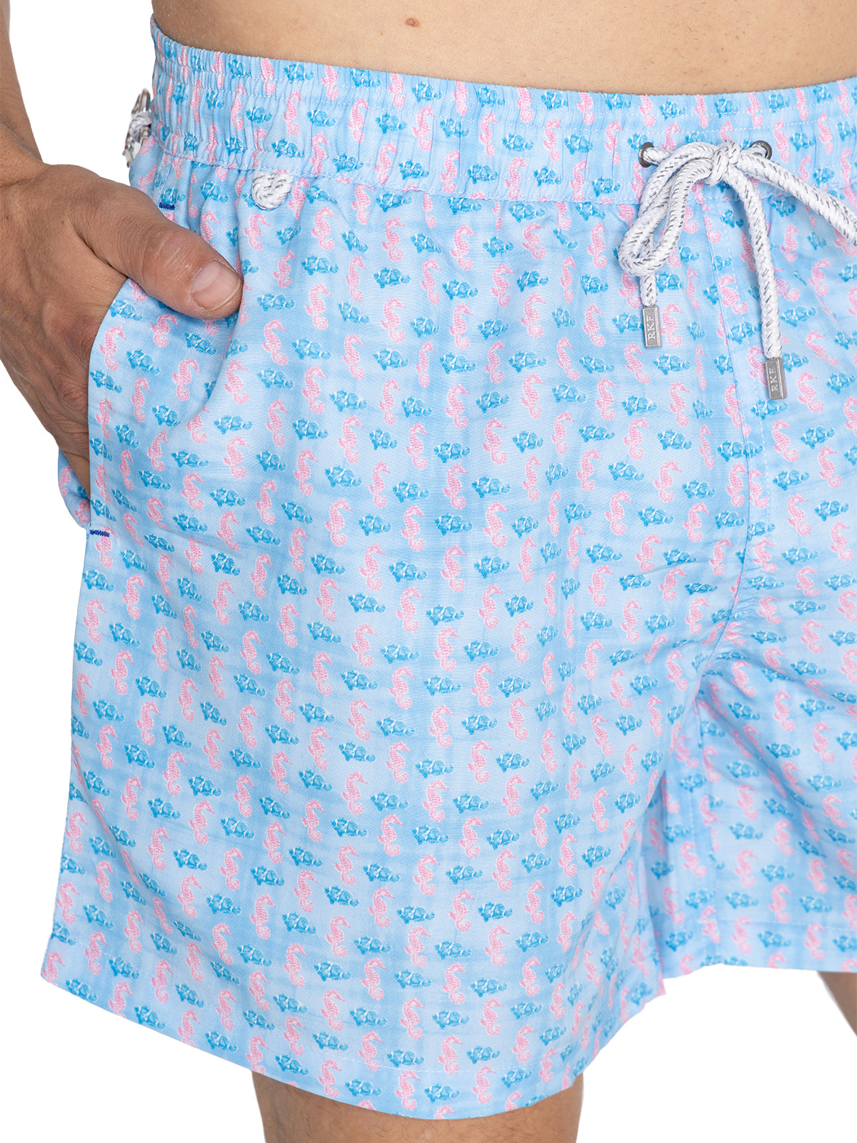 Traje De Baño Fibras Recicladas Hombre Izam Azul Claro Rockford