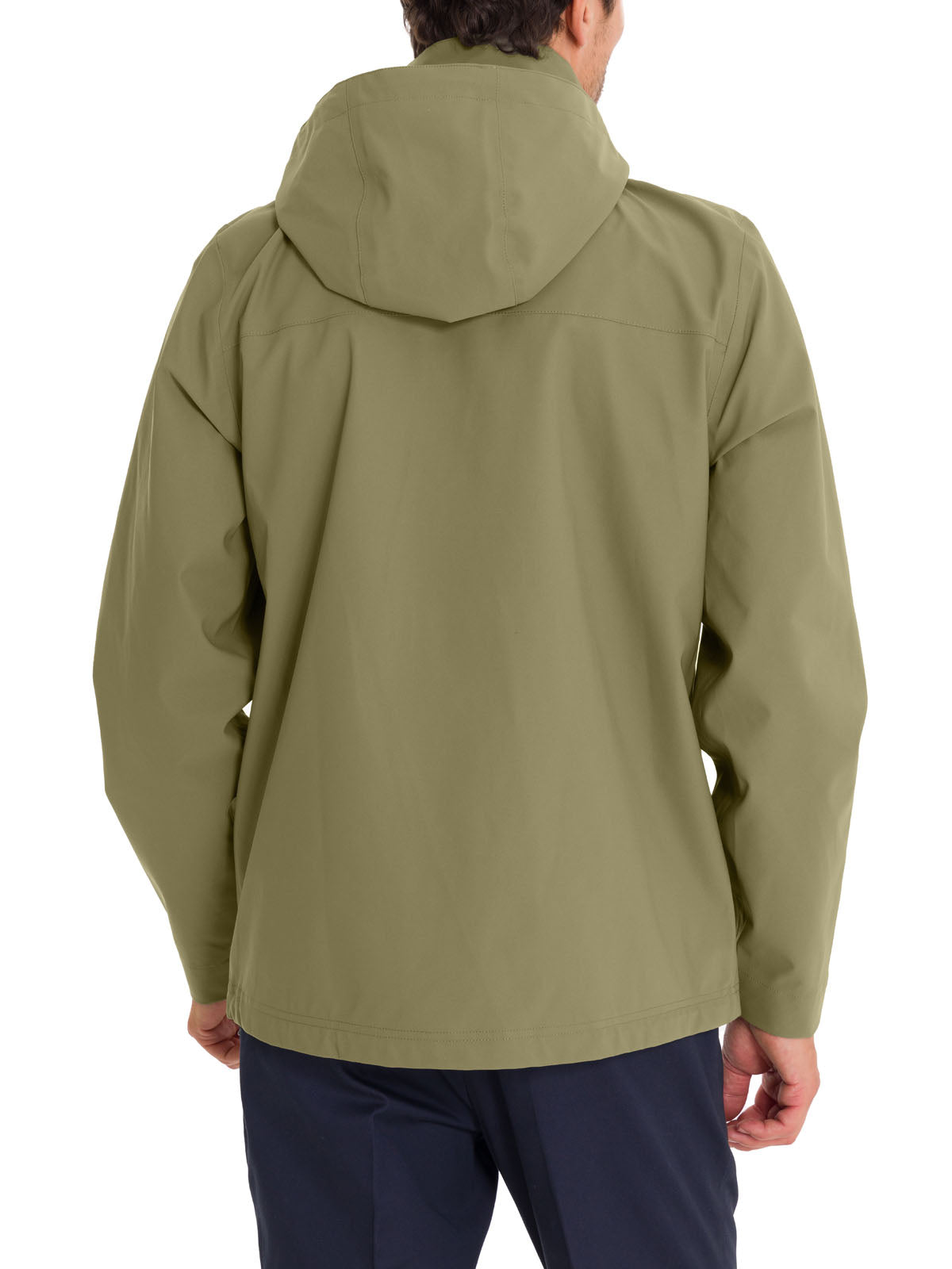Cortaviento Fibras Recicladas Hombre Rain Verde Rockford