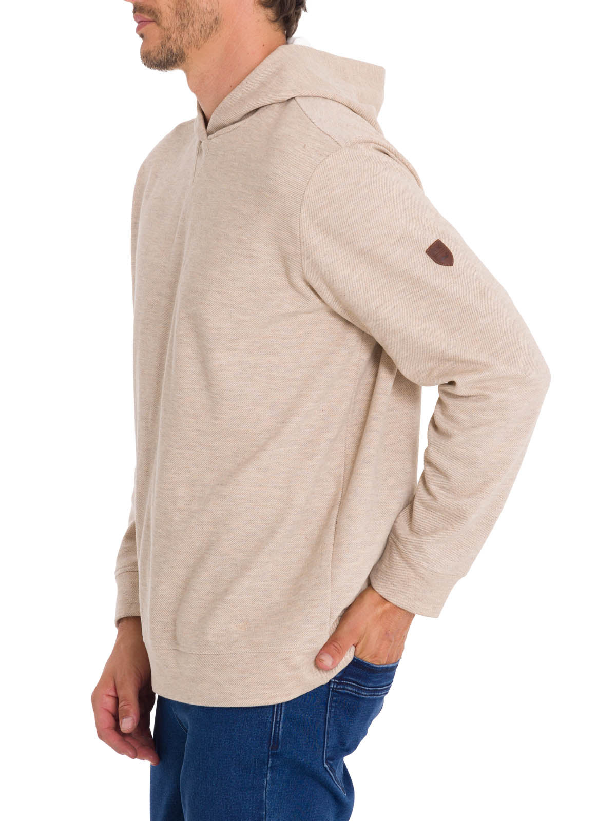 Polerón Algodón Orgánico Hombre Parma Gris Rockford