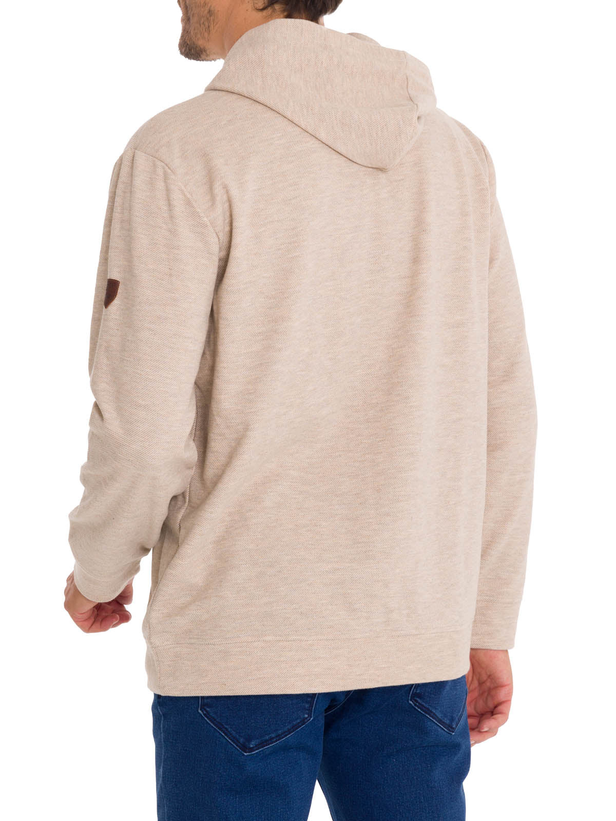Polerón Algodón Orgánico Hombre Parma Gris Rockford