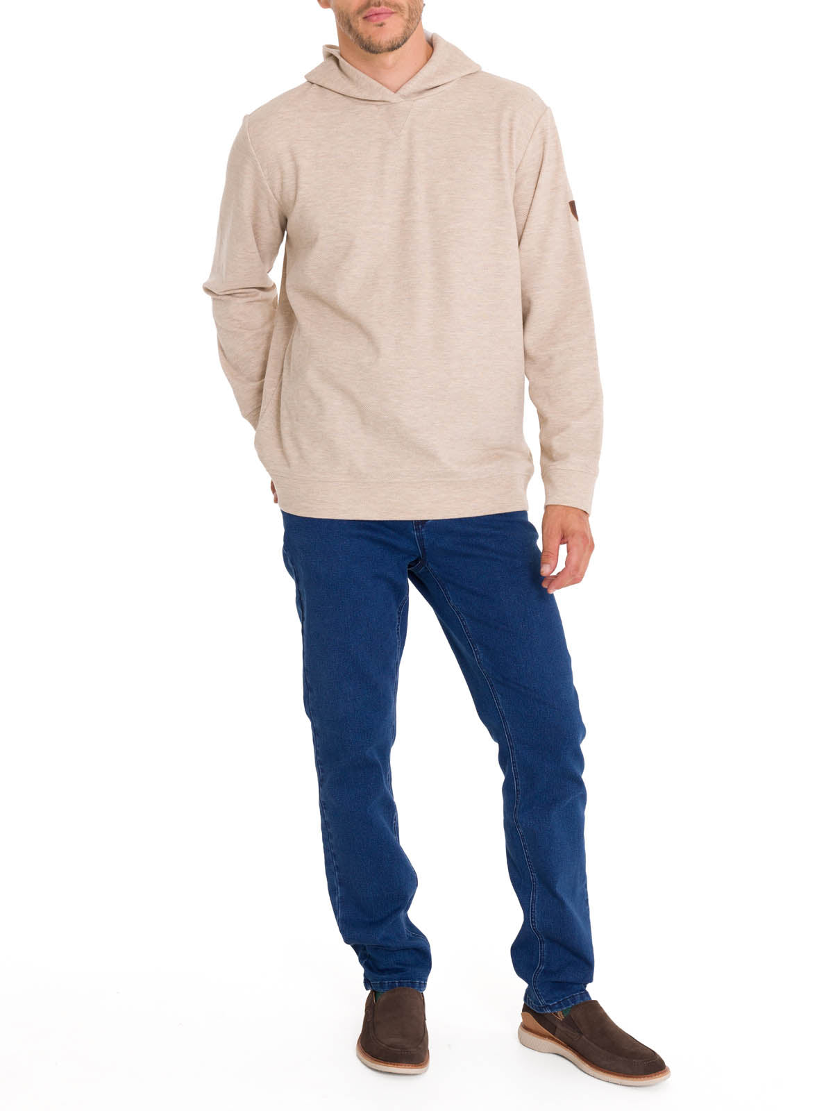 Polerón Algodón Orgánico Hombre Parma Gris Rockford