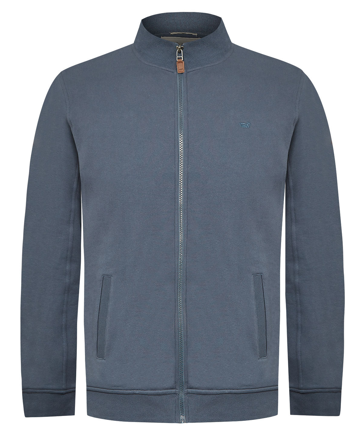 Polerón Algodón Orgánico Hombre Orvieto Azul Rockford