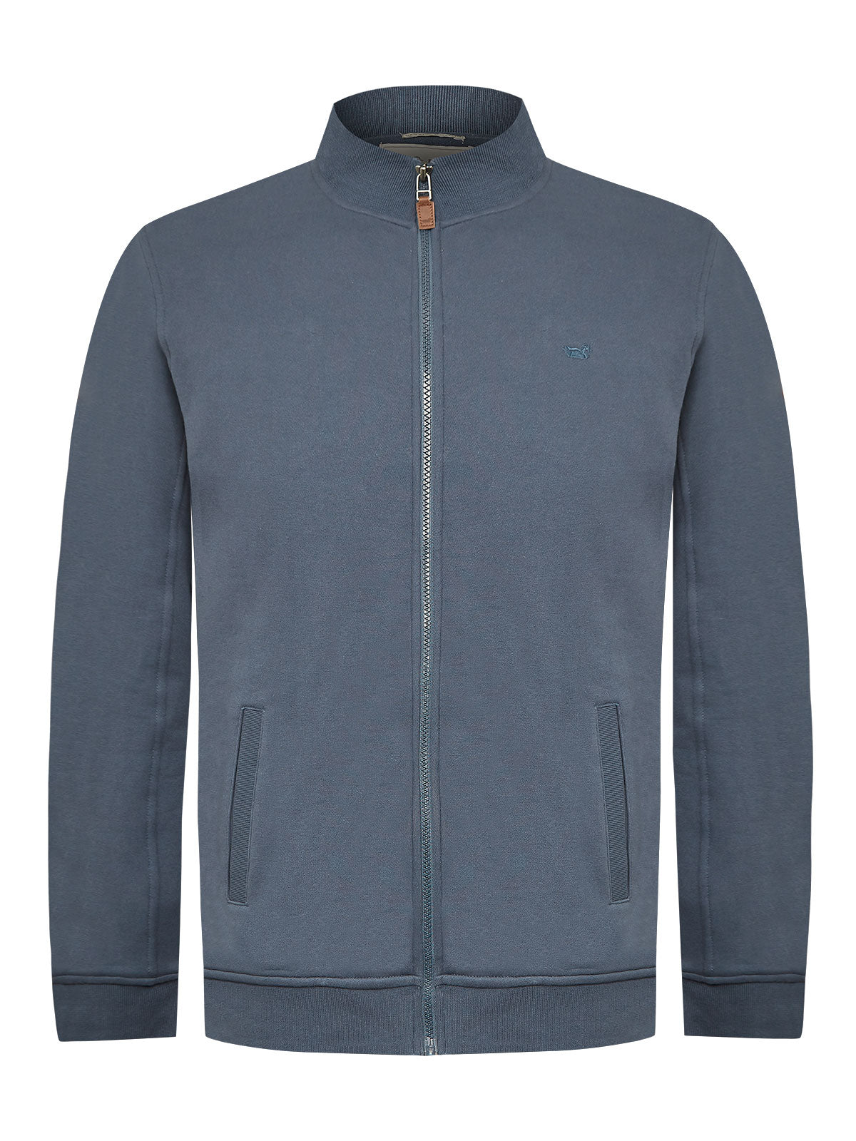 Polerón Algodón Orgánico Hombre Orvieto Azul Rockford