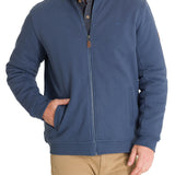 Polerón Algodón Orgánico Hombre Orvieto Azul Rockford