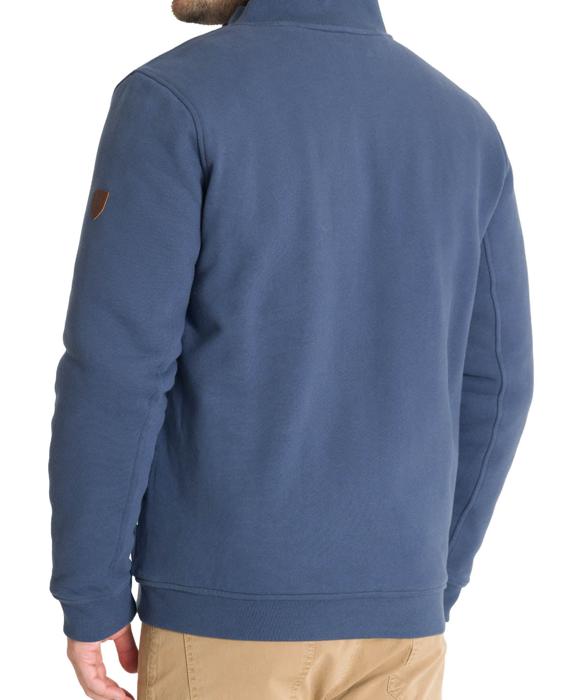 Polerón Algodón Orgánico Hombre Orvieto Azul Rockford