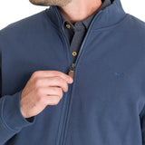 Polerón Algodón Orgánico Hombre Orvieto Azul Rockford