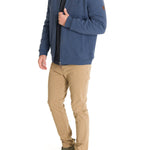 Polerón Algodón Orgánico Hombre Orvieto Azul Rockford