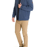 Polerón Algodón Orgánico Hombre Orvieto Azul Rockford