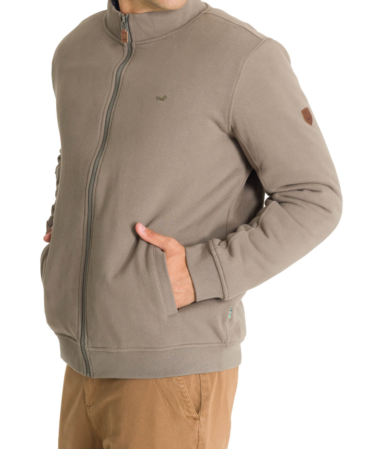 Polerón Algodón Orgánico Hombre Orvieto Gris Rockford