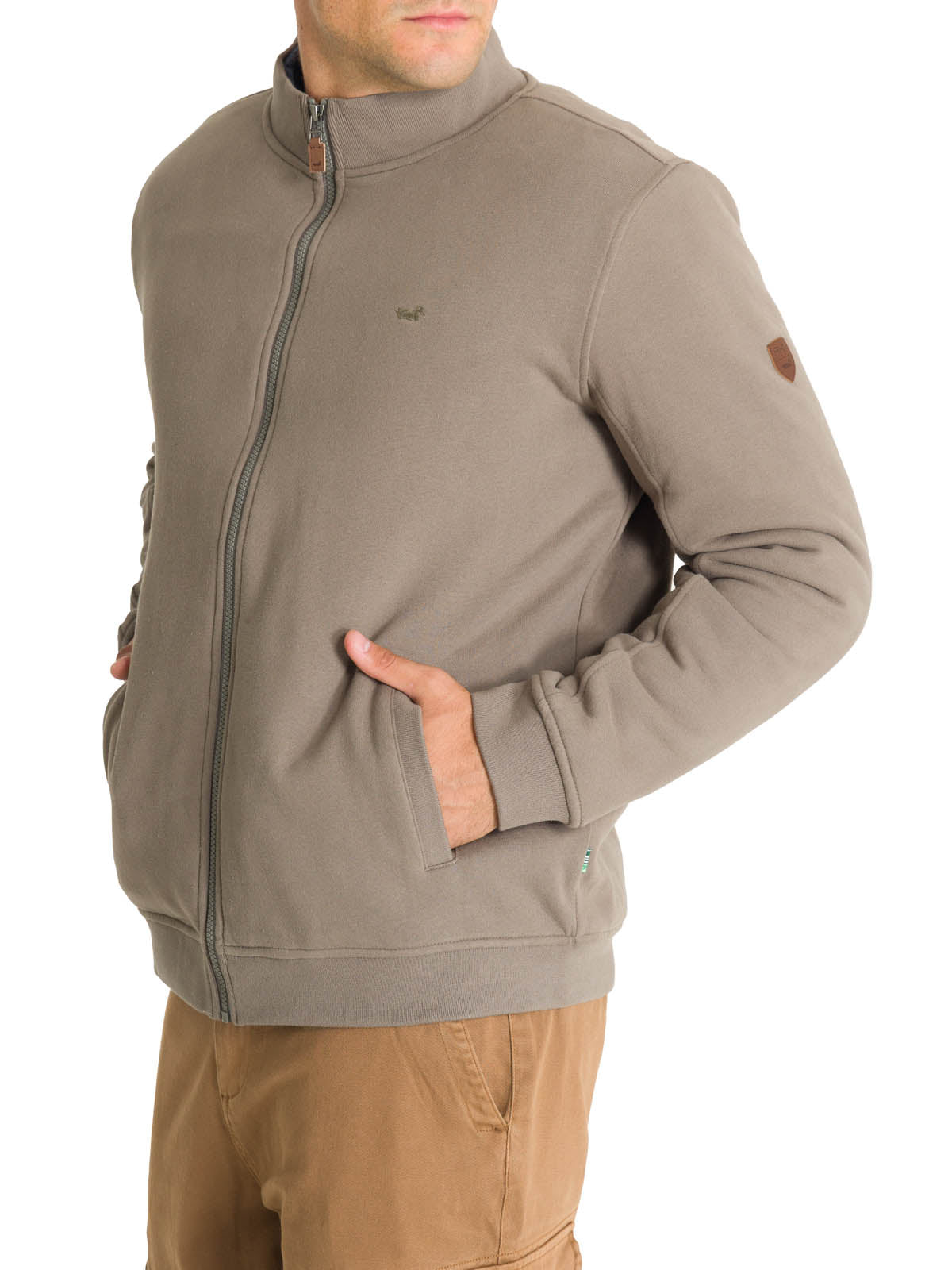 Polerón Algodón Orgánico Hombre Orvieto Gris Rockford