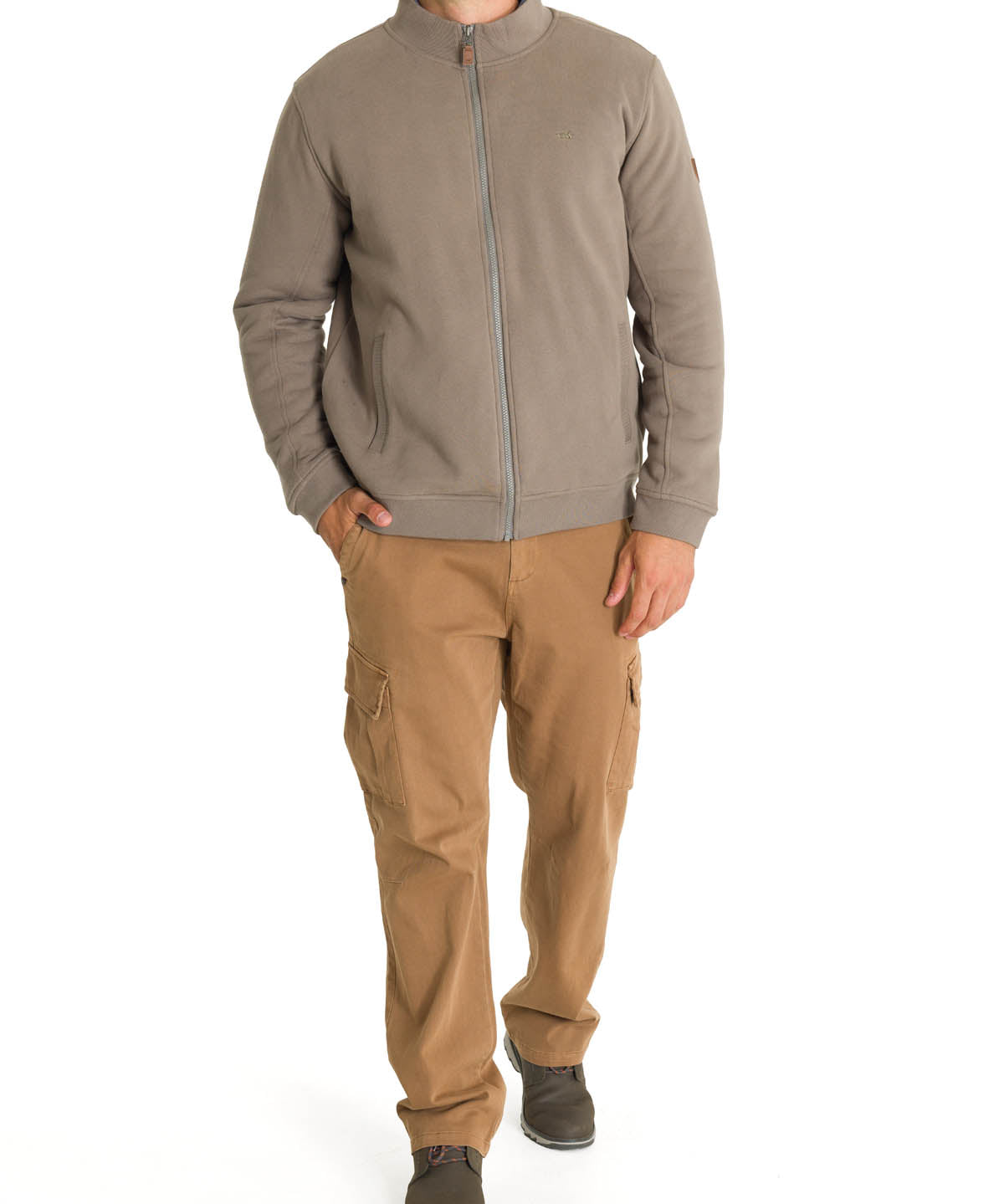 Polerón Algodón Orgánico Hombre Orvieto Gris Rockford