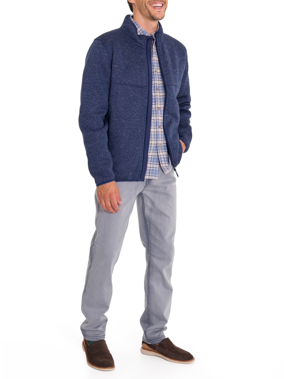 Polar Fibras Recicladas Hombre Arizona Azul Rockford