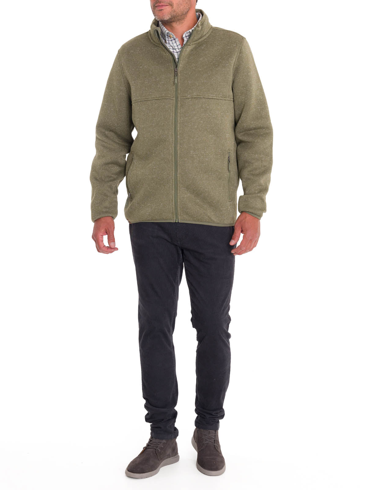 Polar Fibras Recicladas Hombre Arizona Verde Rockford