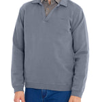 Polerón Algodón Orgánico Hombre Ceuta Azul Rockford