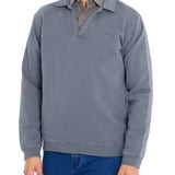 Polerón Algodón Orgánico Hombre Ceuta Azul Rockford