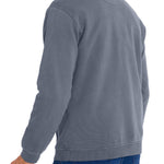 Polerón Algodón Orgánico Hombre Ceuta Azul Rockford