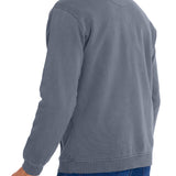 Polerón Algodón Orgánico Hombre Ceuta Azul Rockford
