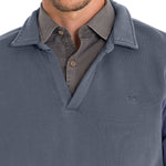 Polerón Algodón Orgánico Hombre Ceuta Azul Rockford
