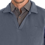 Polerón Algodón Orgánico Hombre Ceuta Azul Rockford