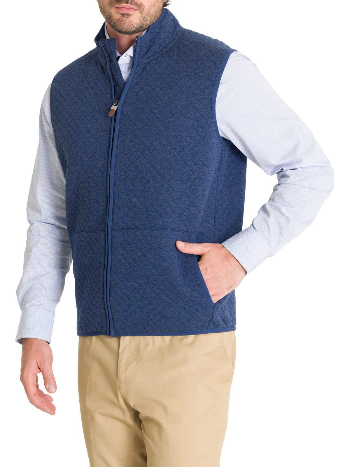 Chaqueta Algodón Orgánico Hombre Rhombo Azul Rockford