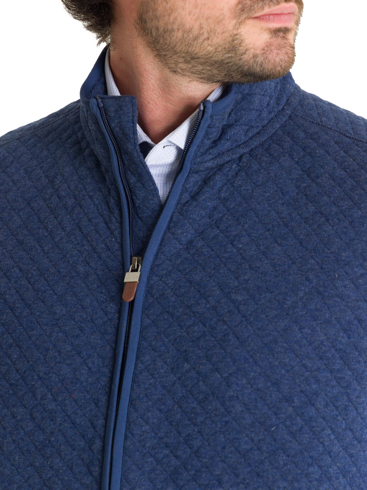 Chaqueta Algodón Orgánico Hombre Rhombo Azul Rockford