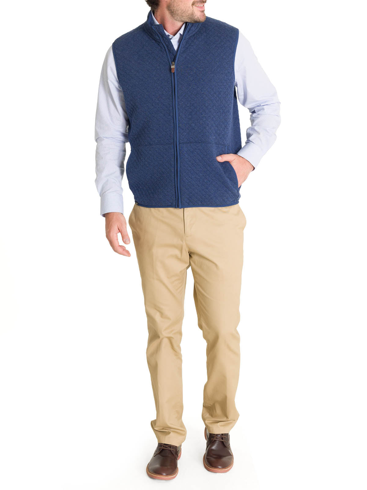 Chaqueta Algodón Orgánico Hombre Rhombo Azul Rockford