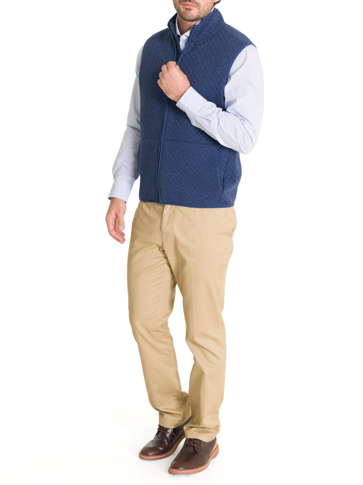 Chaqueta Algodón Orgánico Hombre Rhombo Azul Rockford