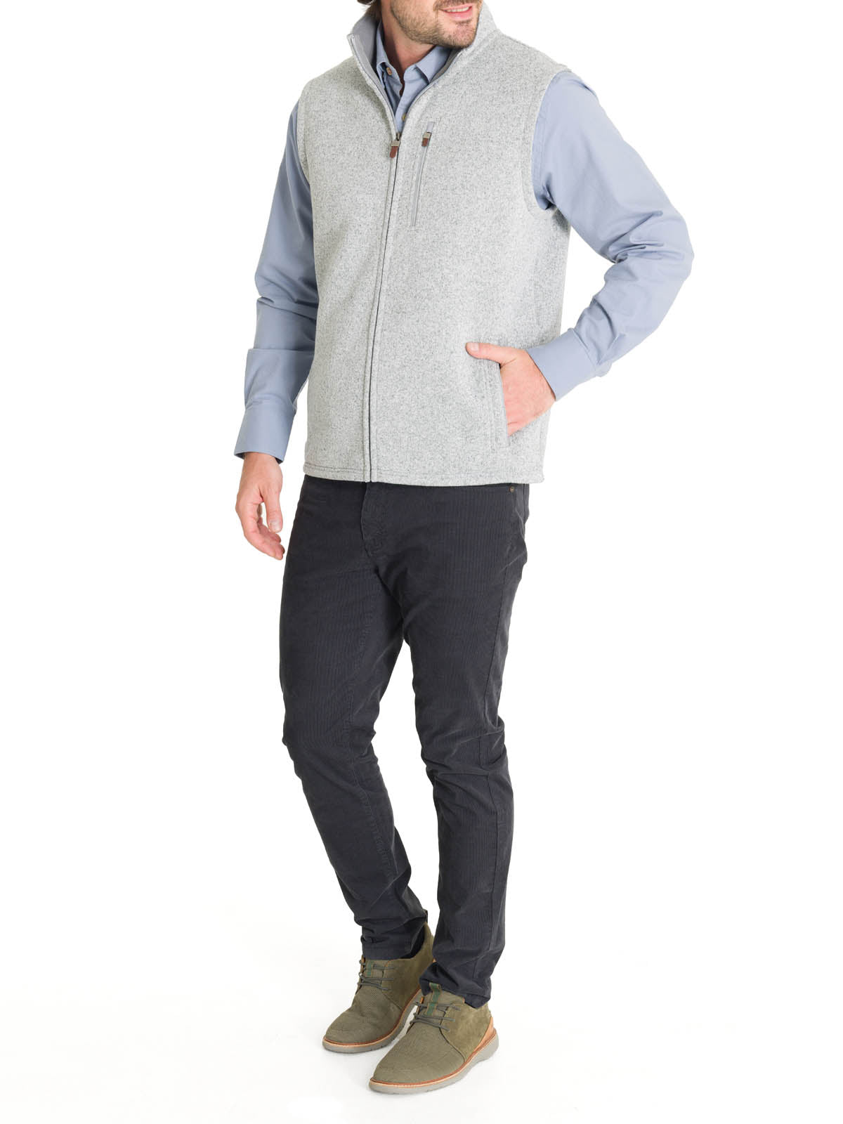 Polar Fibras Recicladas Hombre York Gris Rockford