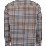 Camisa Algodón Orgánico Hombre Flannel Azul Rockford