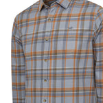 Camisa Algodón Orgánico Hombre Flannel Azul Rockford