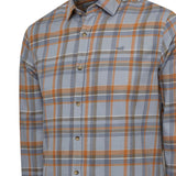 Camisa Algodón Orgánico Hombre Flannel Azul Rockford