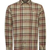 Camisa Algodón Orgánico Hombre Flannel Café Rockford