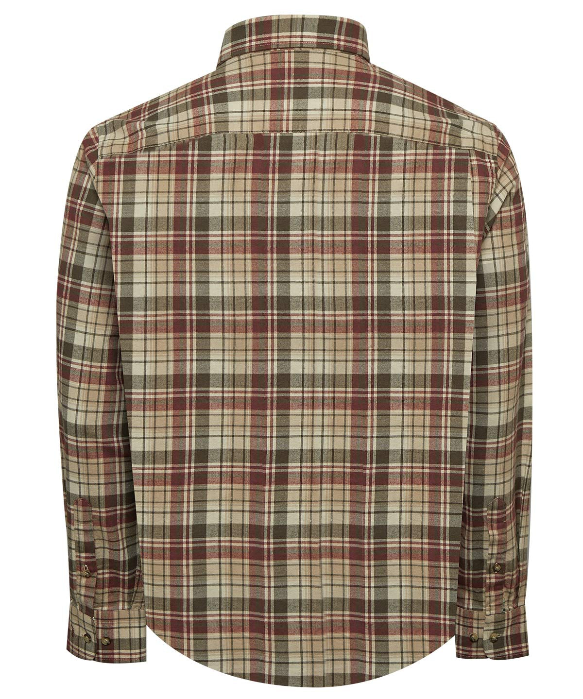Camisa Algodón Orgánico Hombre Flannel Café Rockford