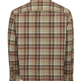 Camisa Algodón Orgánico Hombre Flannel Café Rockford