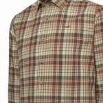 Camisa Algodón Orgánico Hombre Flannel Café Rockford