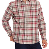 Camisa Algodón Orgánico Hombre Flannel Café Rockford