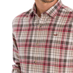 Camisa Algodón Orgánico Hombre Flannel Café Rockford