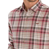 Camisa Algodón Orgánico Hombre Flannel Café Rockford