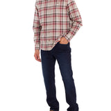 Camisa Algodón Orgánico Hombre Flannel Café Rockford
