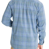 Camisa Algodón Orgánico Hombre Tartancord Azul Rockford