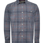 Camisa Algodón Orgánico Hombre Tartancord Verde Rockford