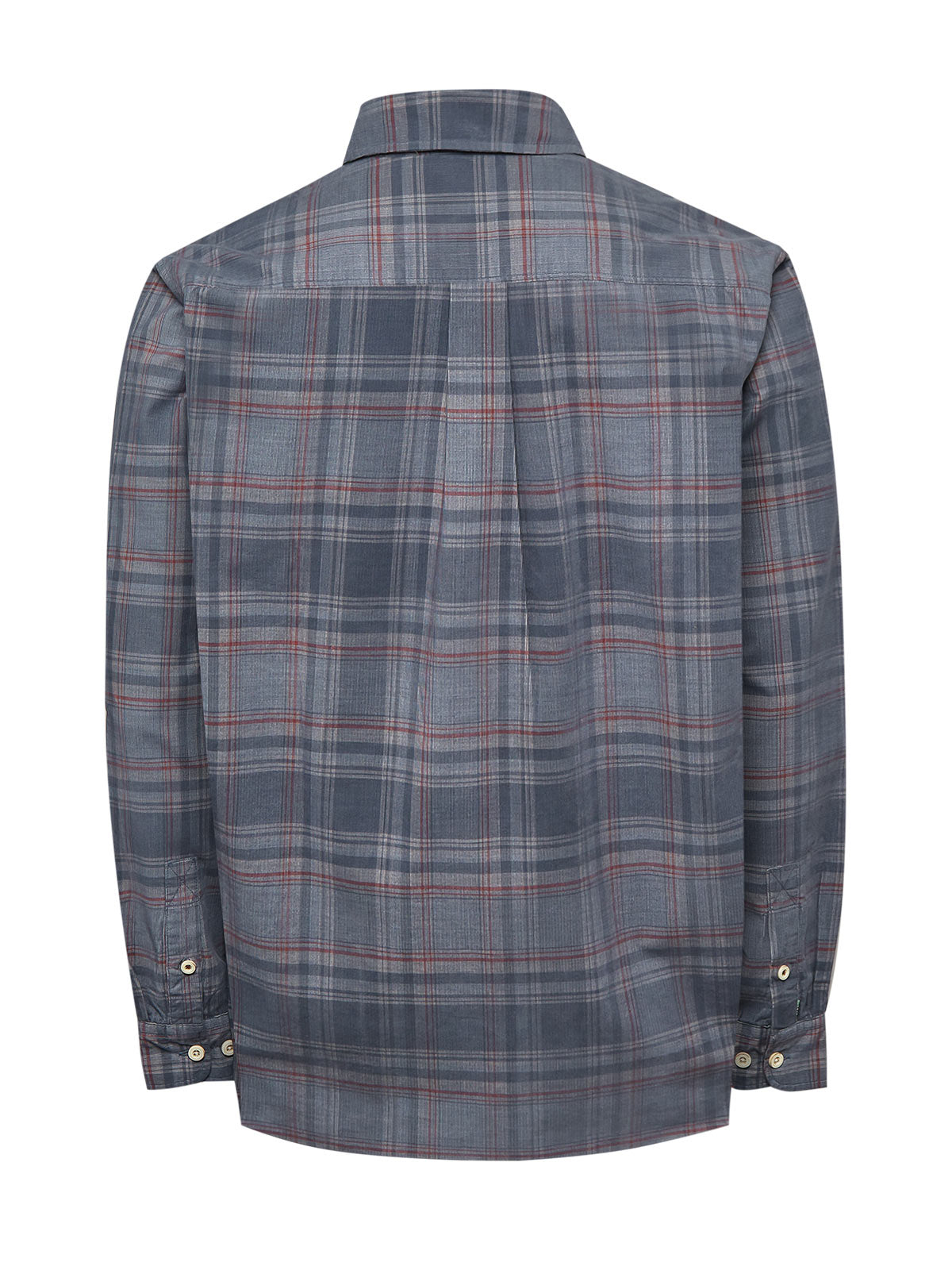 Camisa Algodón Orgánico Hombre Tartancord Verde Rockford